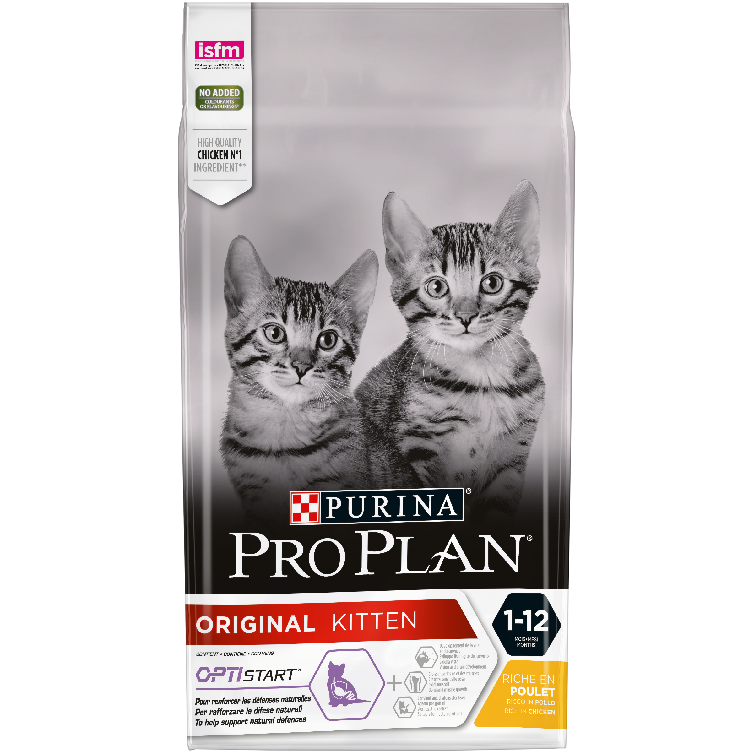 PURINA® PRO PLAN® Original Kitten 1-12 months Rich in chicken - 1.5 KG