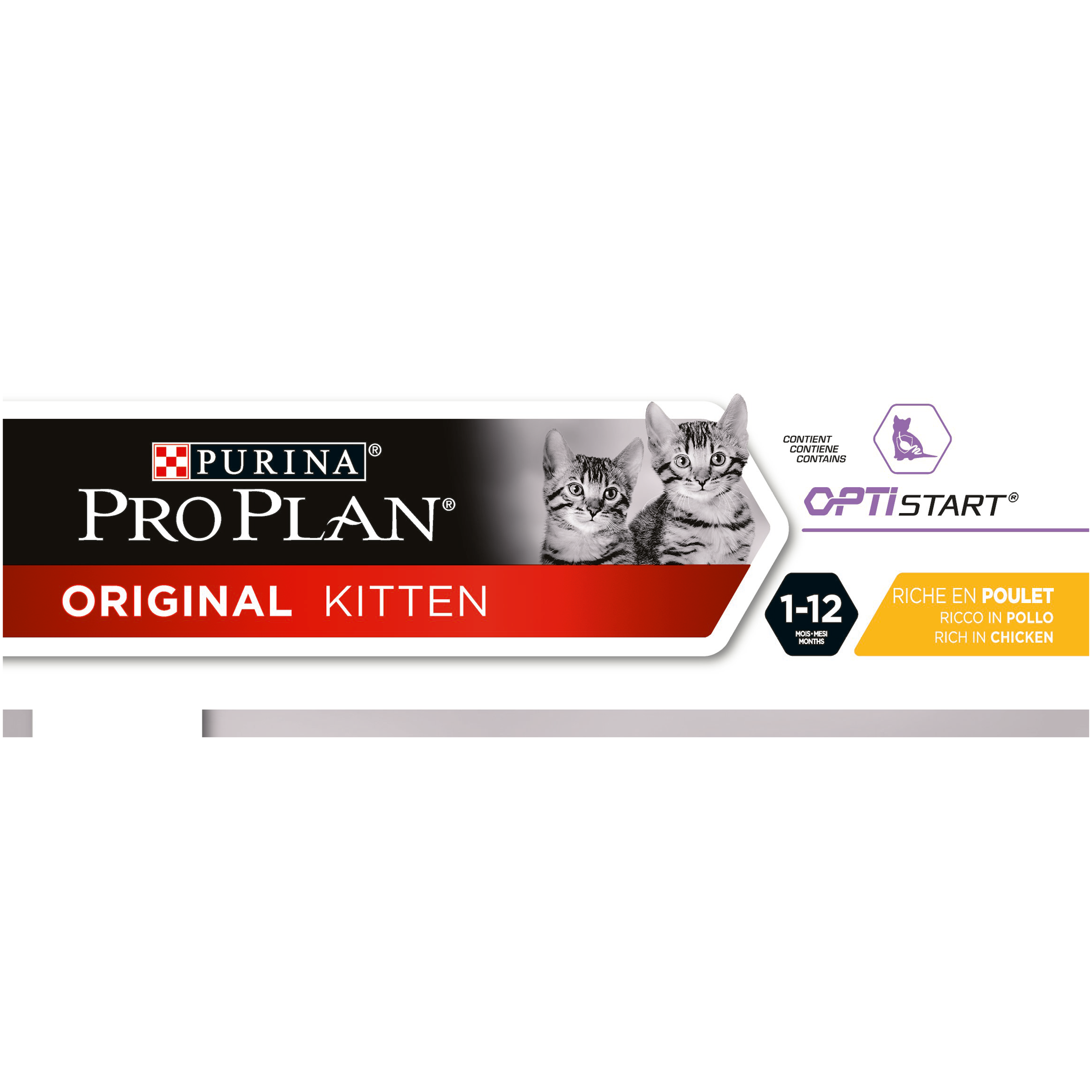 PURINA® PRO PLAN® Original Kitten 1-12 months Rich in chicken - 1.5 KG