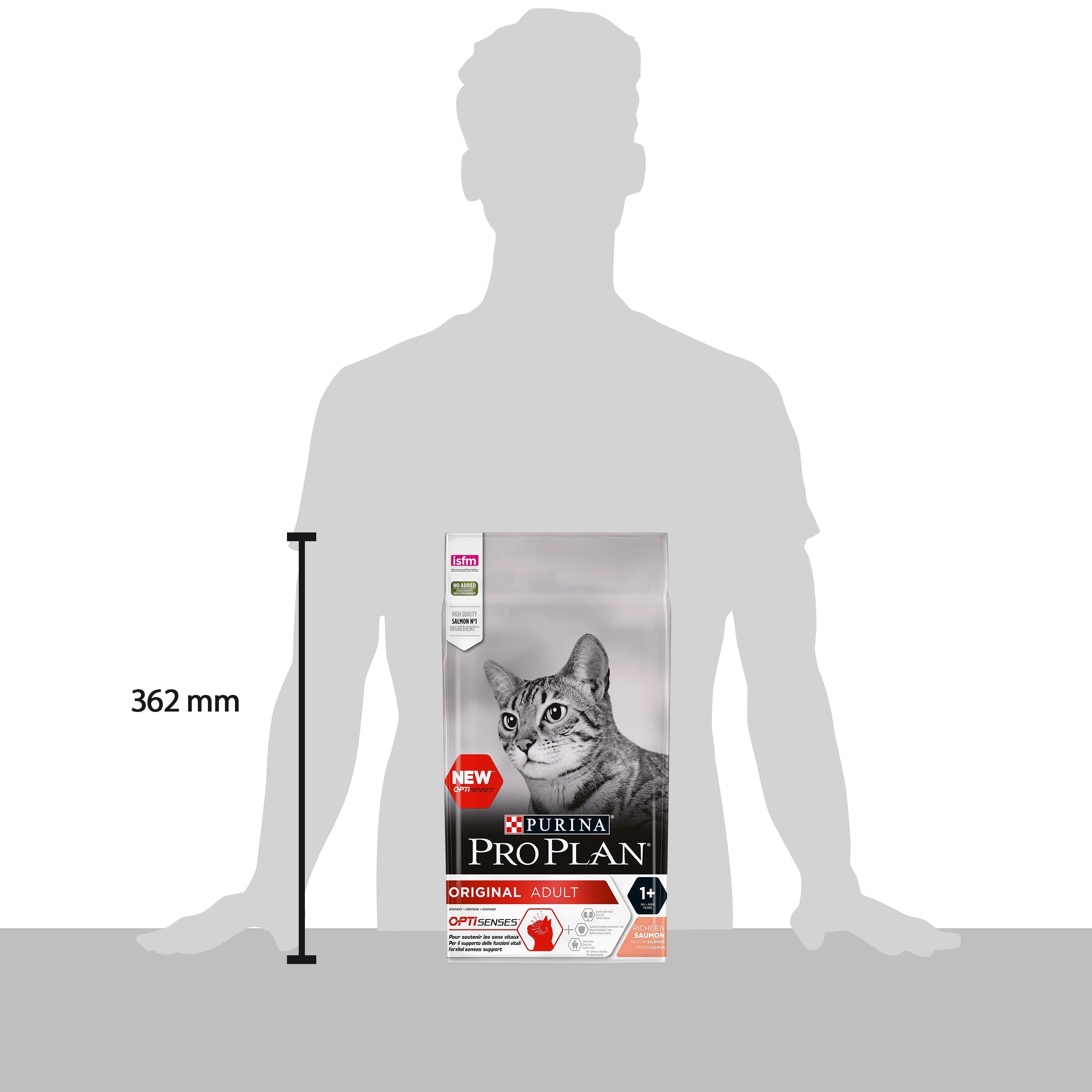 PURINA® PRO PLAN® Vital Functions Adult 1+ year Rich in Salmon Dry Cat Food - 1.5 KG