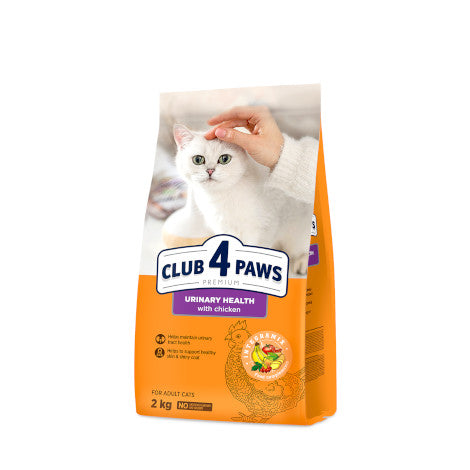 CLUB 4 PAWS PREMIUM
for adult cats
URINARY HEALTH 2kg