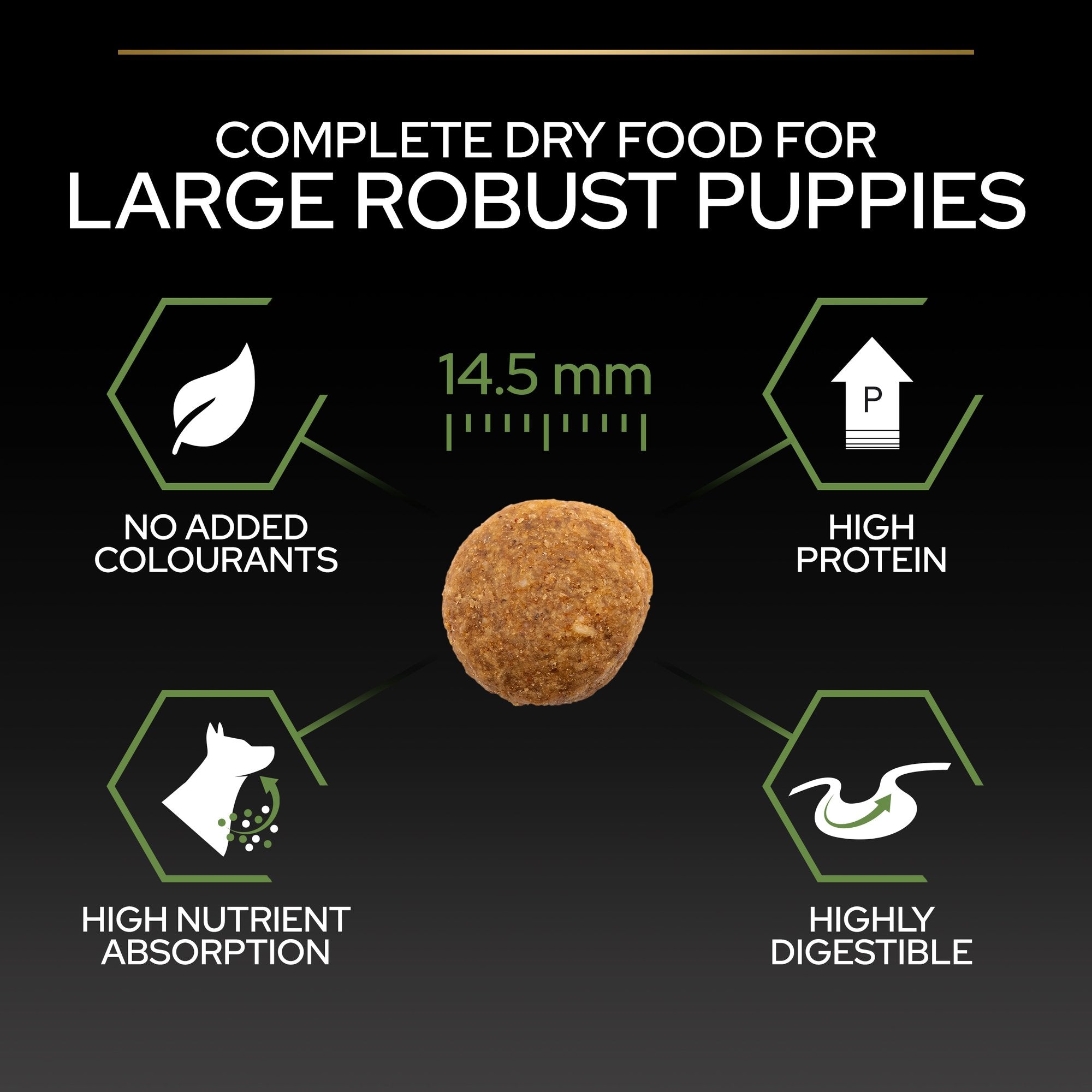 PURINA® PRO PLAN® Large Robust Puppy with OPTISTART® Rich in Chicken Dry Food - 3 KG