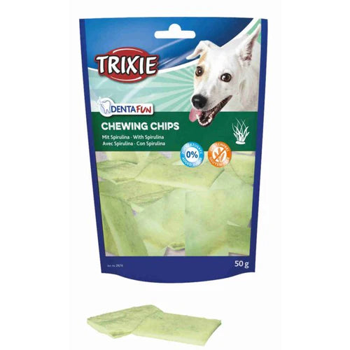 TRIXIE DENTAFUN Chewing Chips with Spirulina Algae 50 g