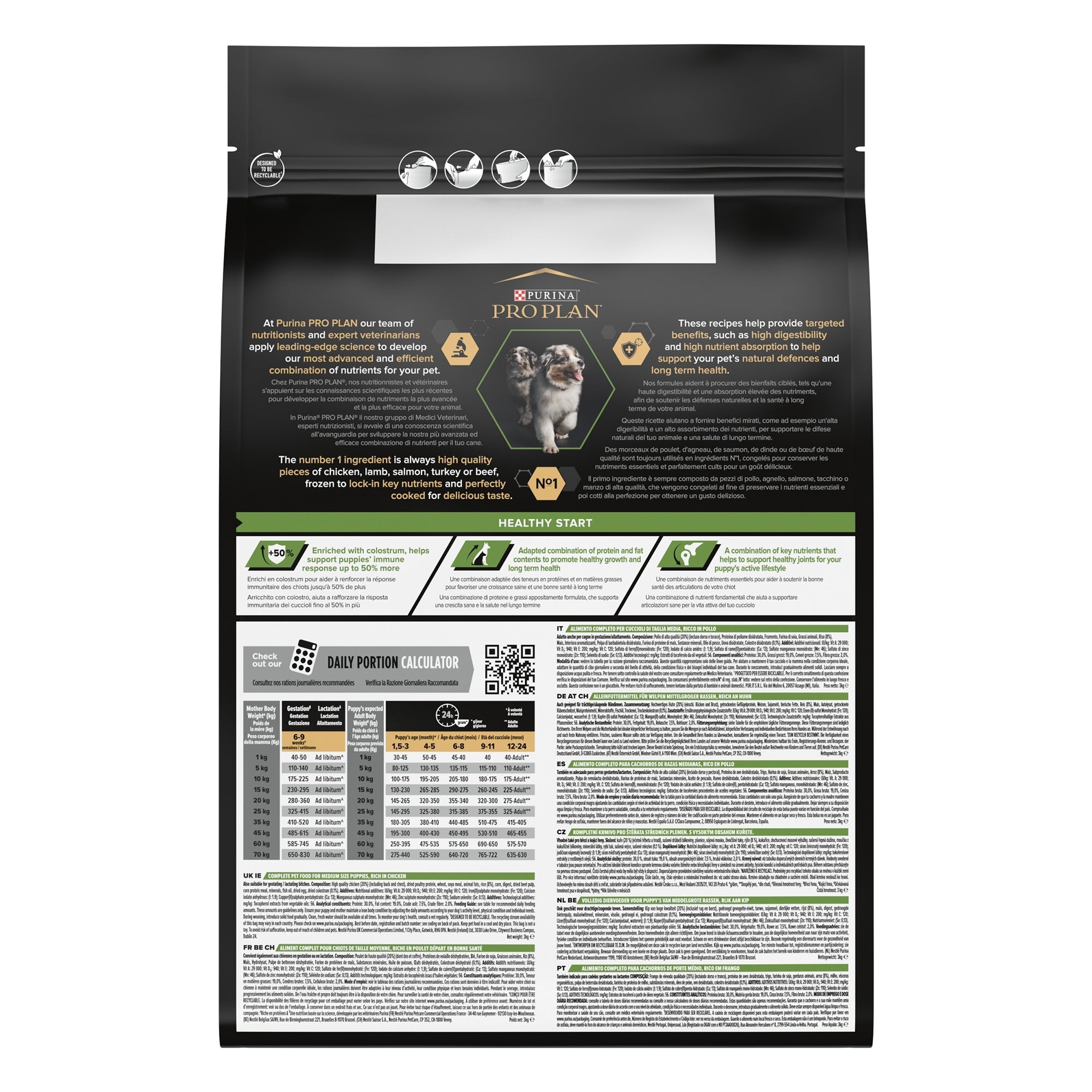 purina proplan medium puppy