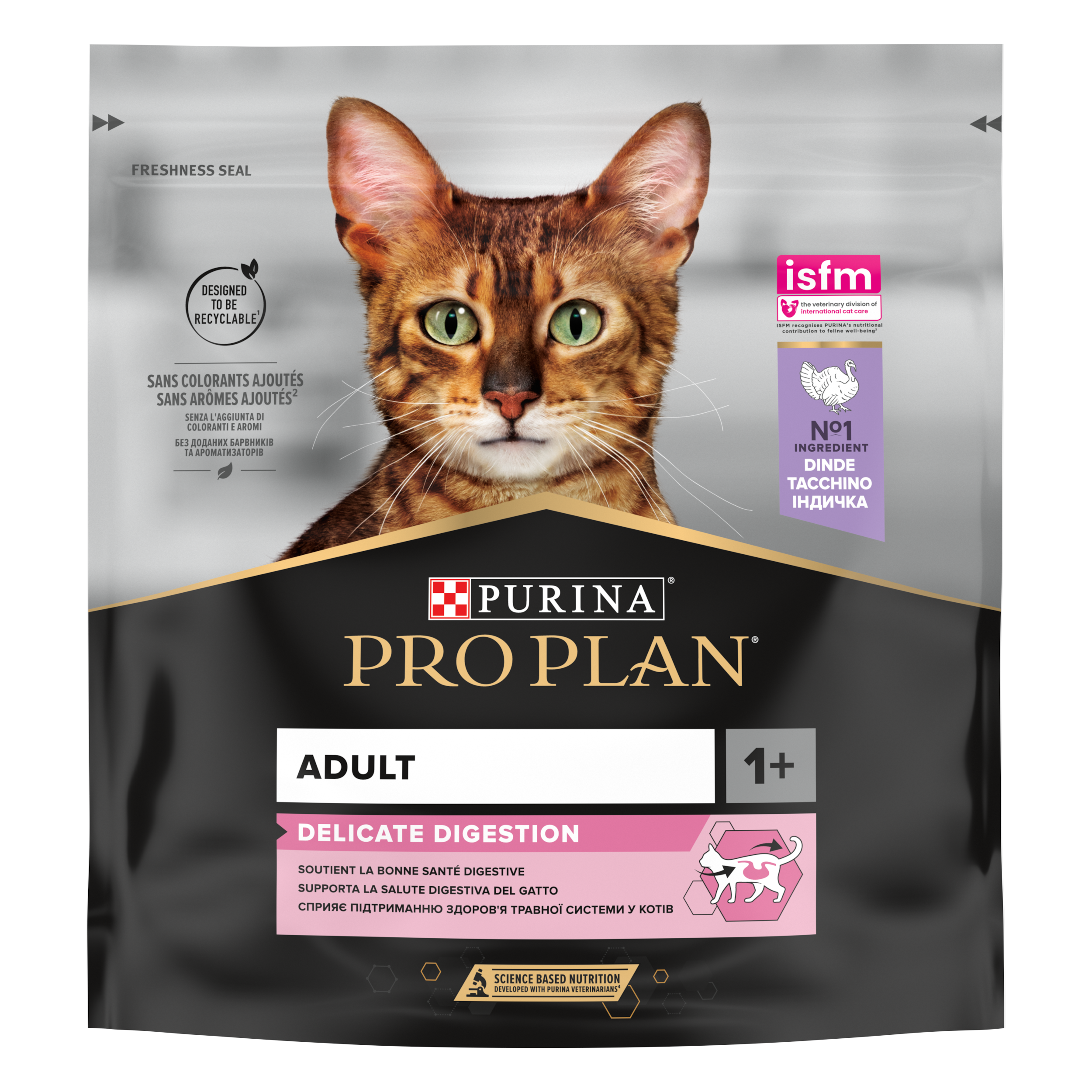 PURINA ® PRO PLAN ® Delicate Adult - OPTIDIGEST® - Rich in Turkey Dry Cat Food - 400G