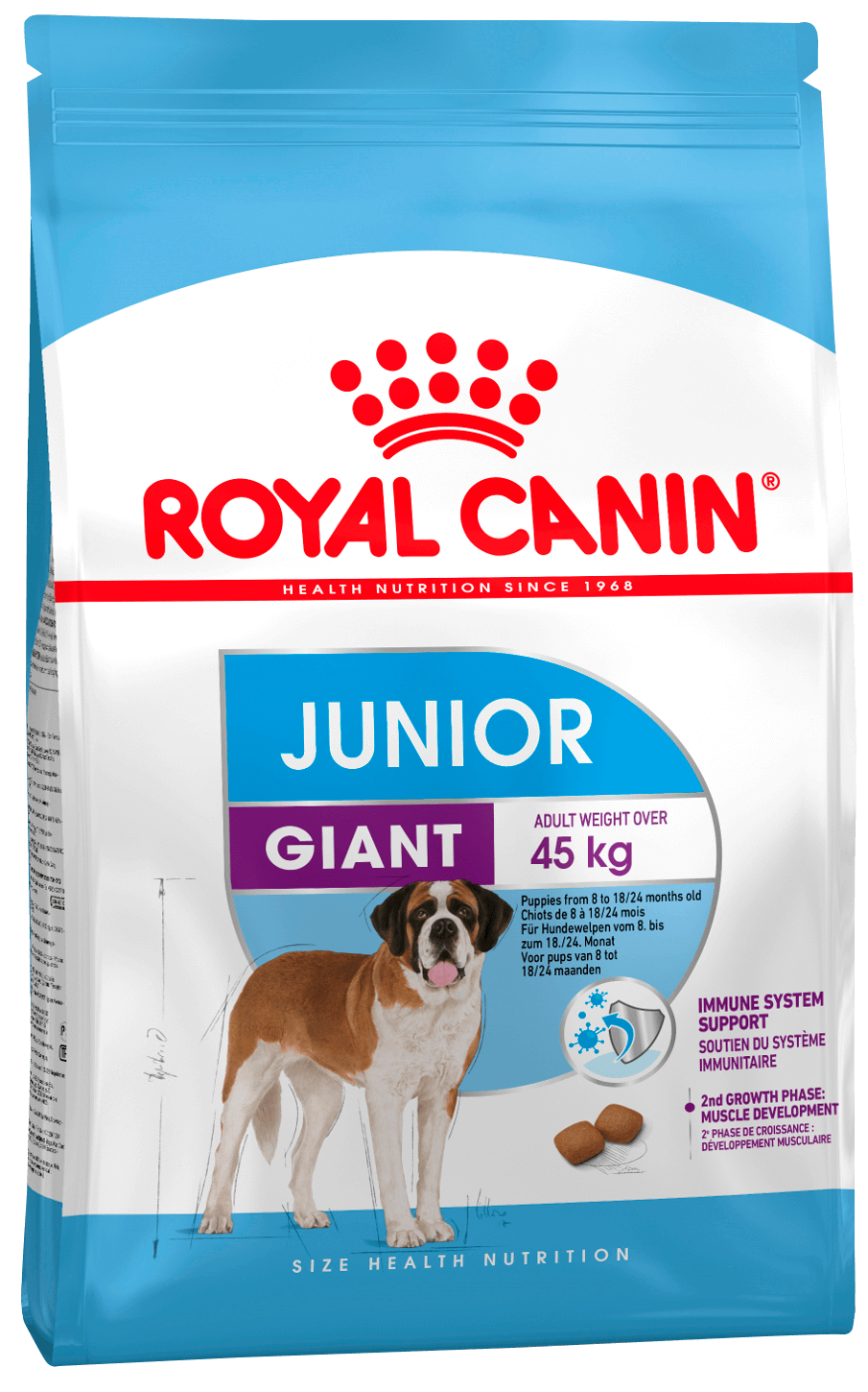 Royal Canin Giant Junior (3.5 KG) - Dry food for giant dogs - Adults weight from 45 KG and over - from 8 months to 18\24 months