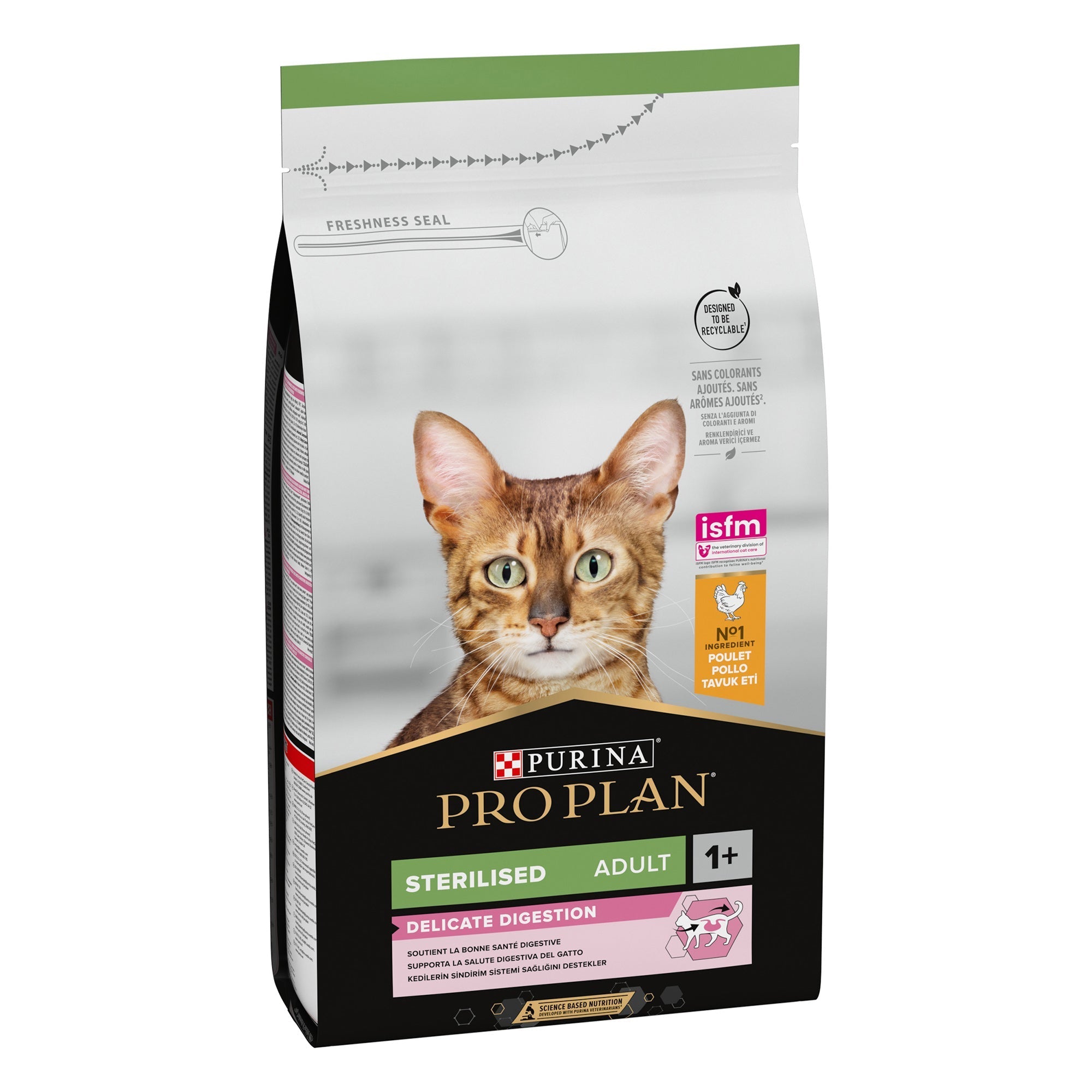 PURINA® PRO PLAN® Sterilised Adult 1+ year Rich in Chicken Dry Cat Food - 1.5 KG