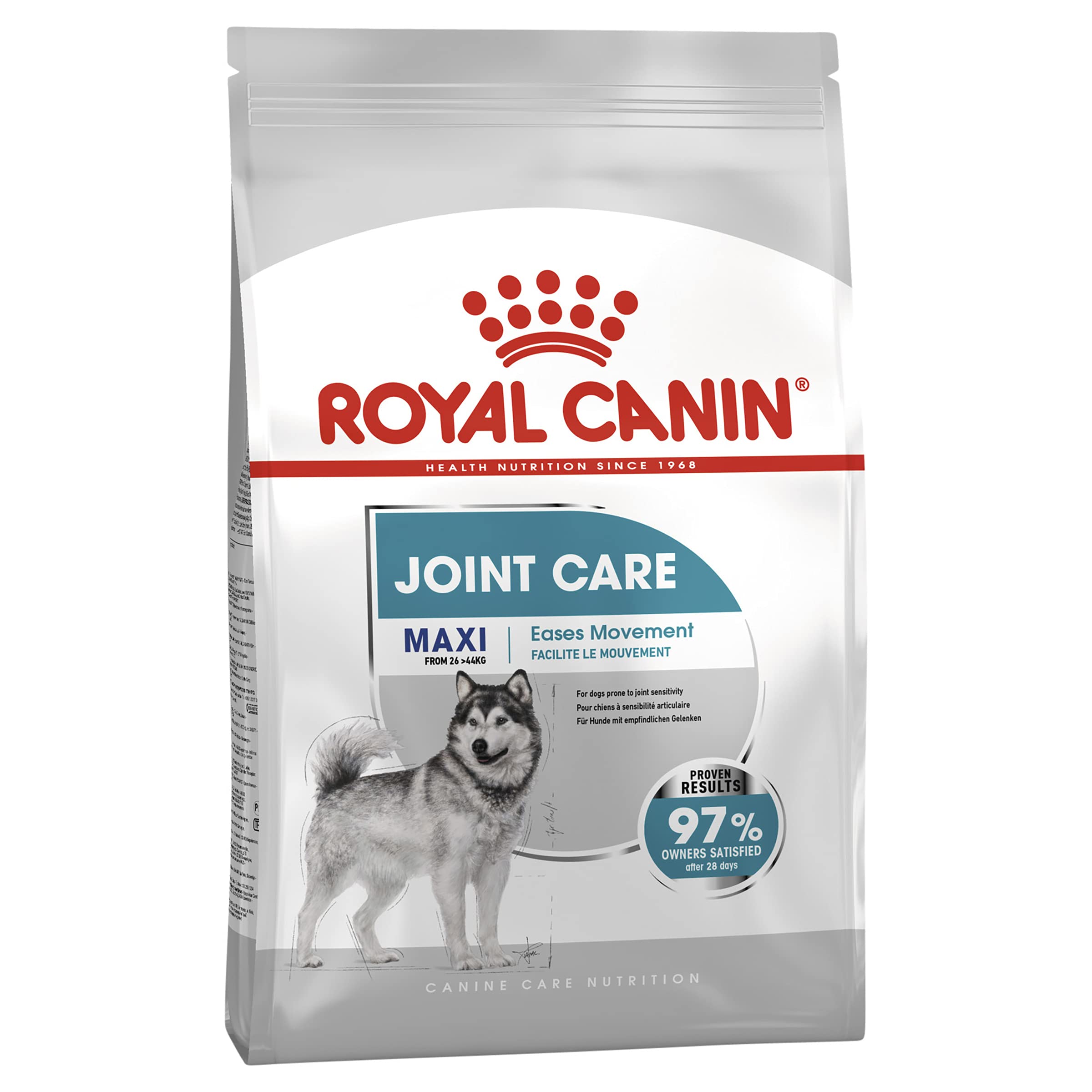 Royal Canin Maxi Joint Care (10 KG)- Dry Food for large dogs from 26 to 44 KG prone to joint sensitivity. Over 15 months
