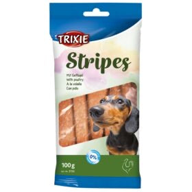 Trixie Stripes Poultry Dogs 100g