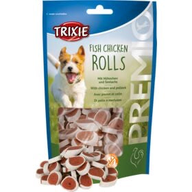 Trixie Premio Fish Chicken Rolls Chicken&Pollock Dogs 75g