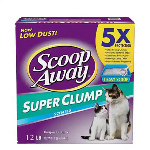 Scoop Away Scented Super Clump Cat Litter 5.44kg