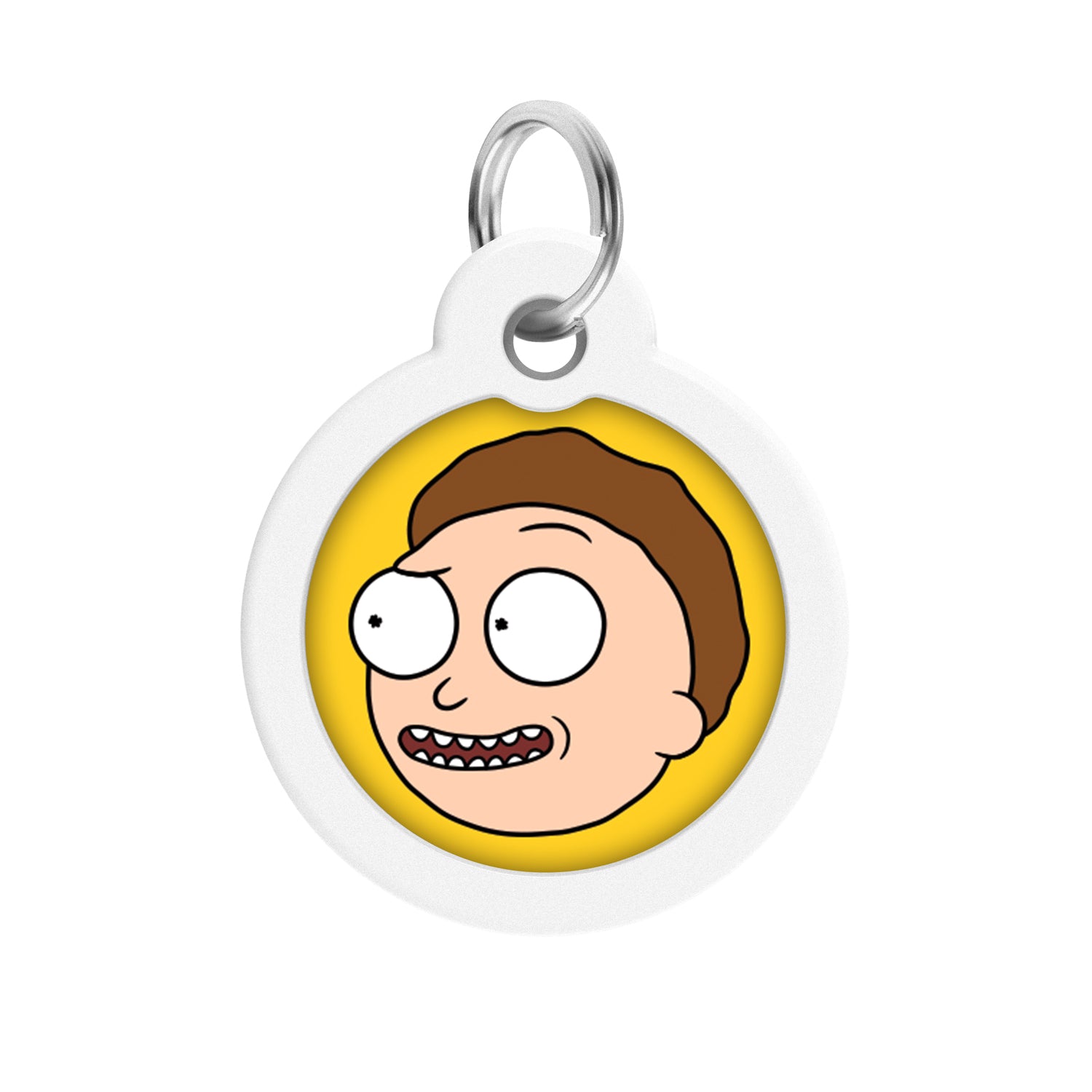 WAUDOG Smart ID metal pet tag with QR-passport, "Rick and Morty 2"-230-0281