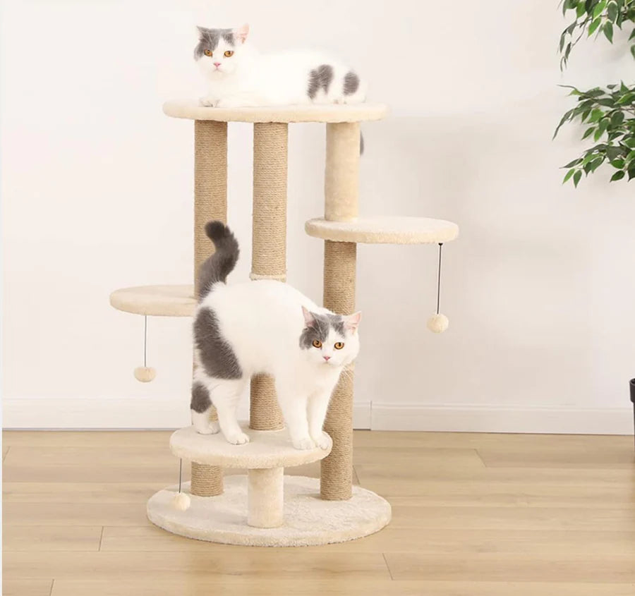 Cat House scratching medium size beige 10060