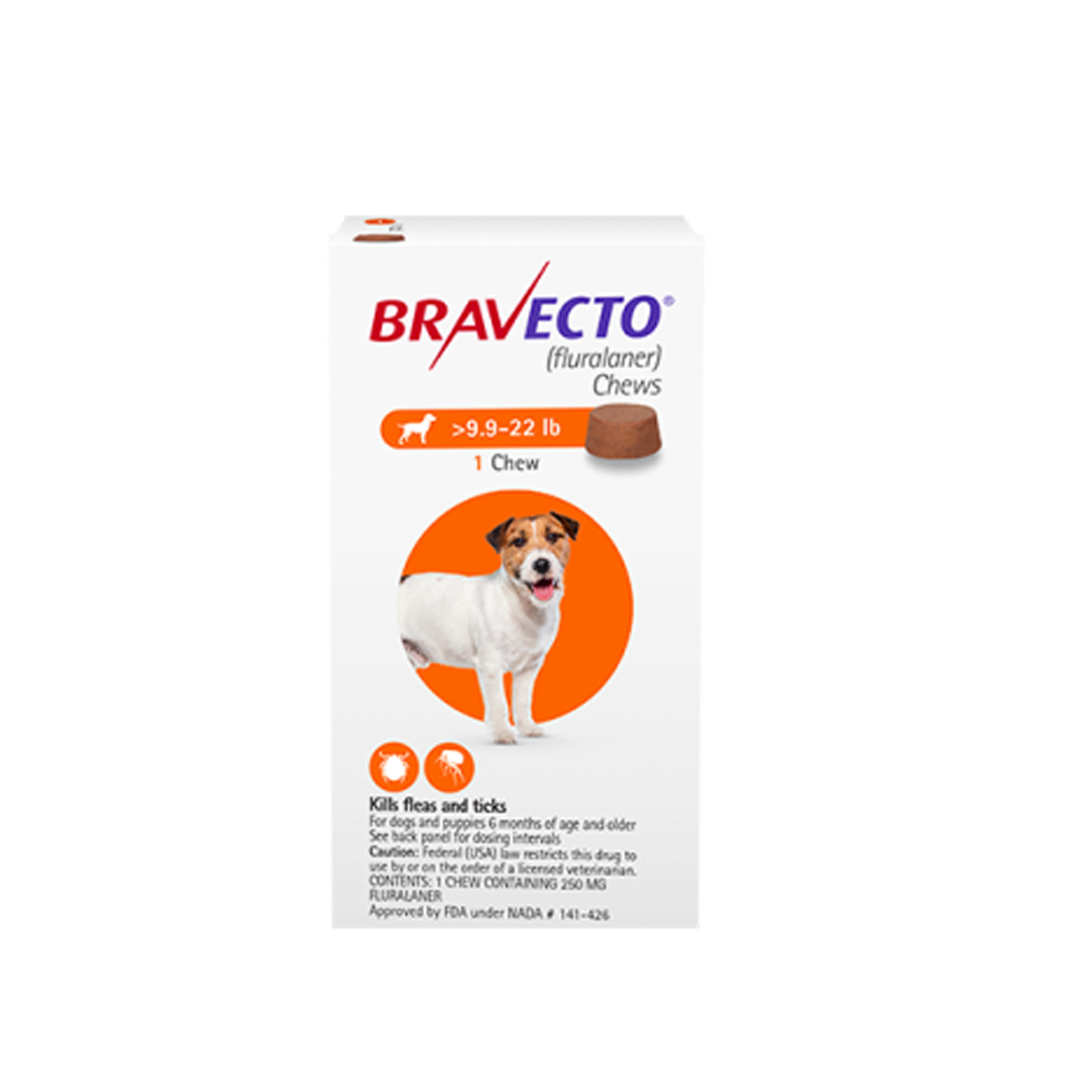 Bravecto Chewable Tablet For Small Dogs (4.5 - 10 Kg) X 1 Tablet