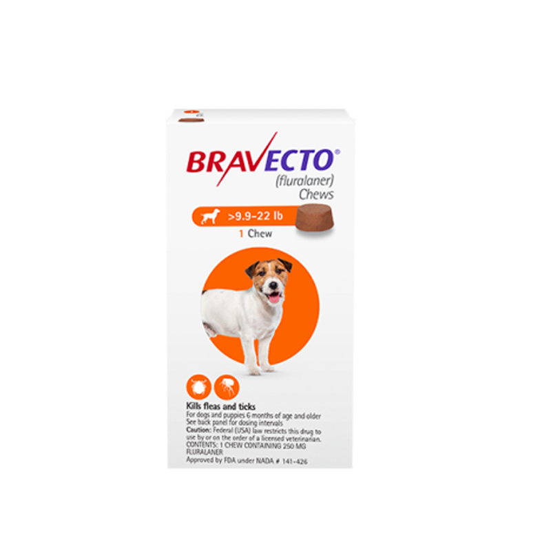 Bravecto Chewable Tablet For Small Dogs (4.5 - 10 Kg) X 1 Tablet