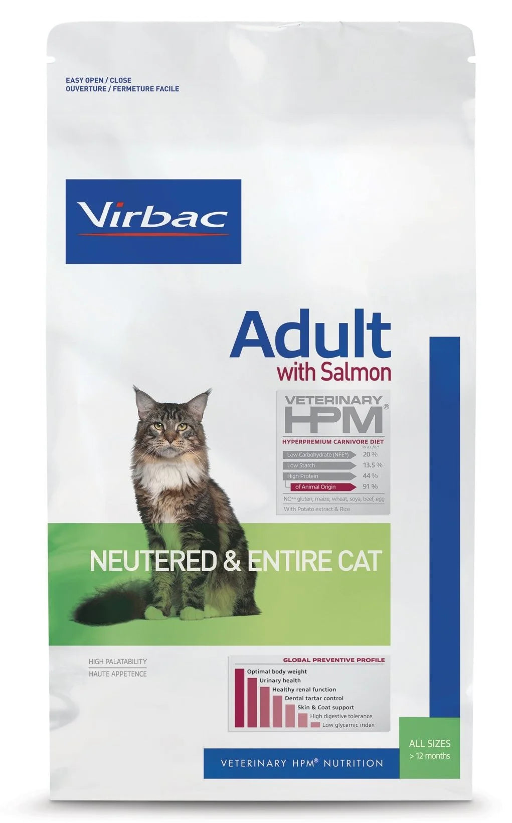 Virbac adult neutered cat 1.5kg