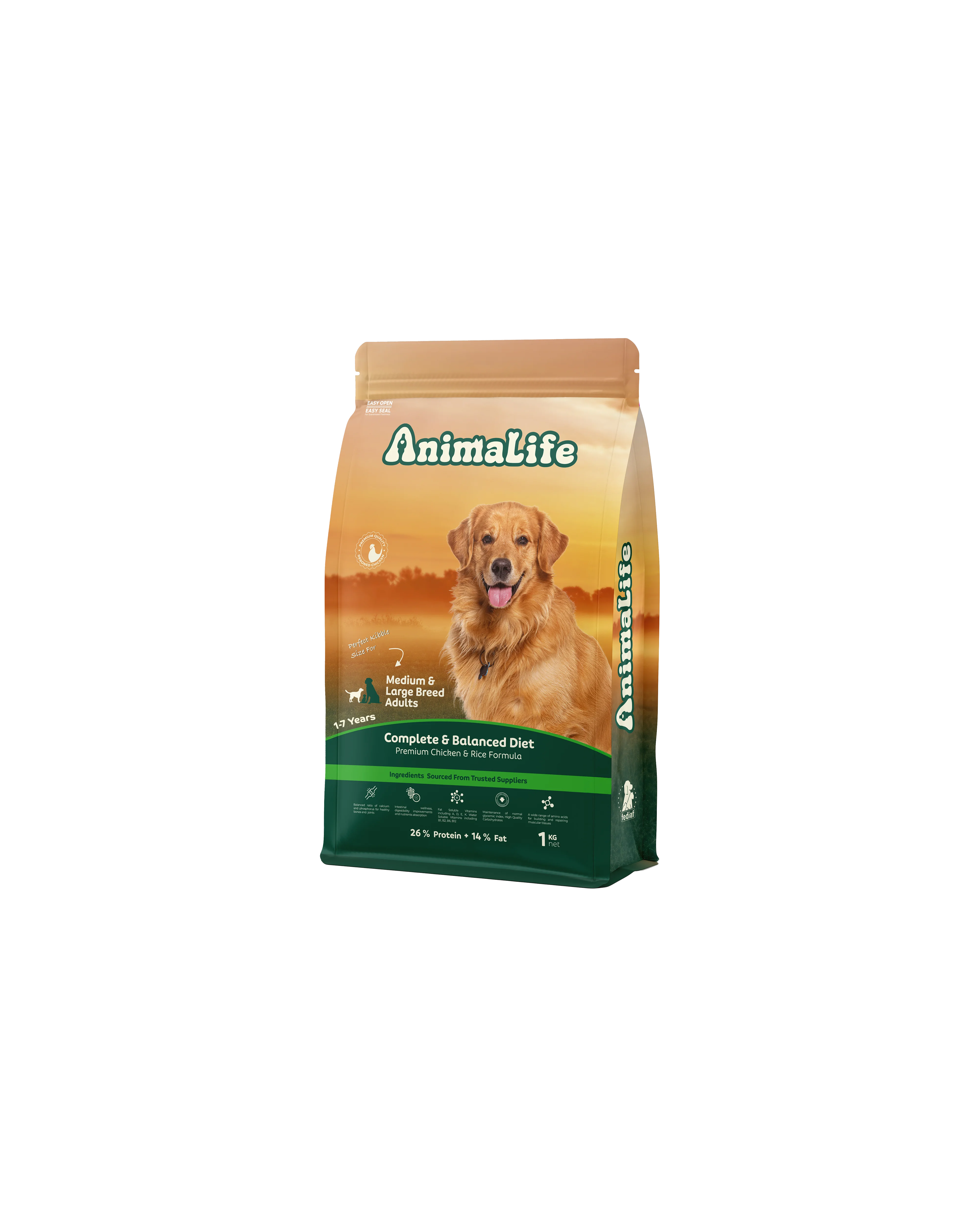 Animalife Medium & Large Breed Adults Dogs 1kg