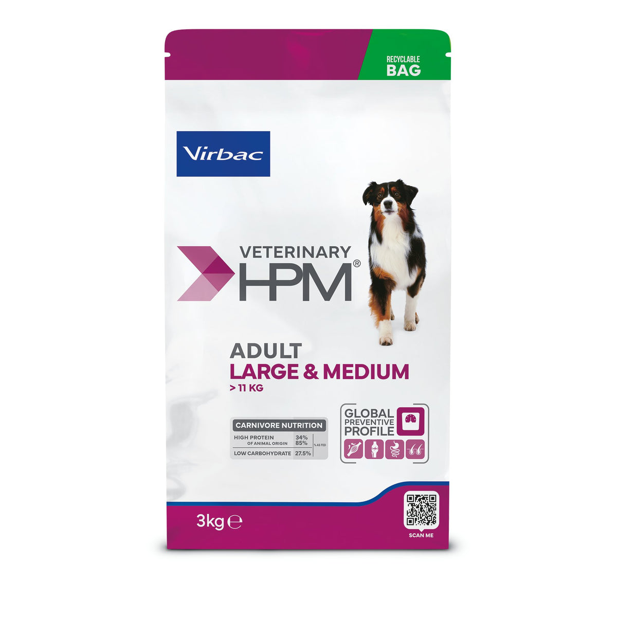Virbac adult large &medium 3kg