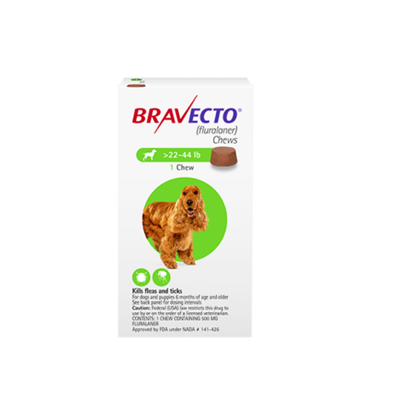 Bravecto Chewable Tablet For Medium Dogs (10 - 20 Kg) X 1 Tablet