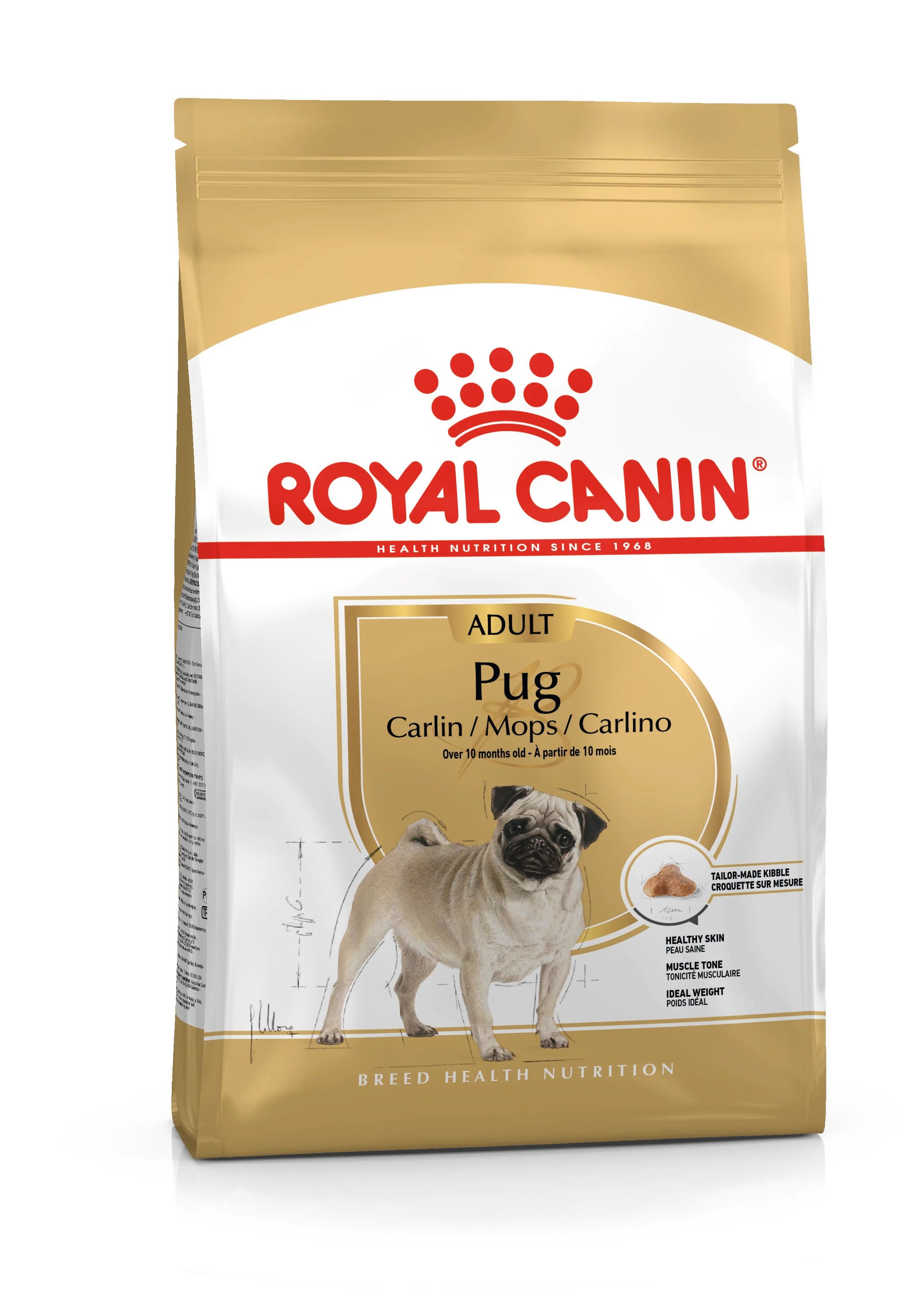 Royal Canin Pug Adult (1.5KG) - Dry food for adult dogs over 10 months old