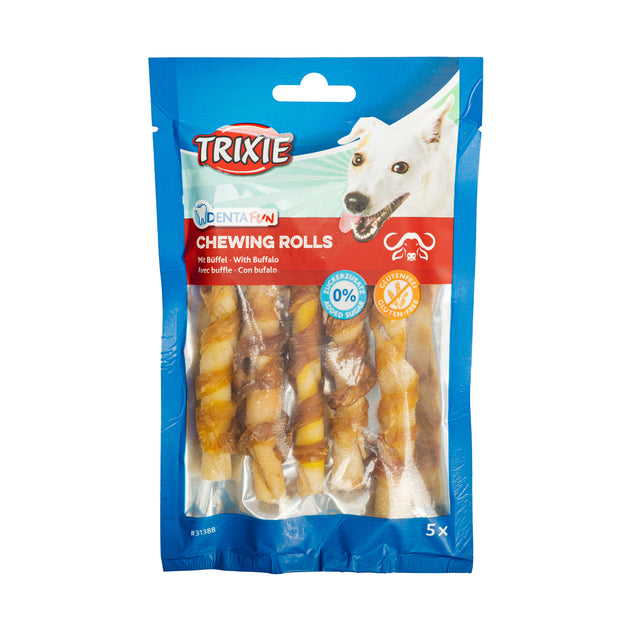 Trixie Dentafun Chewing Rolls Buffalo Dogs 70g