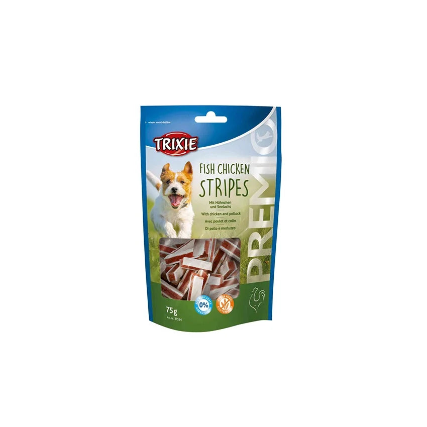 Trixie Premio Fish Chicken Stripes Dogs 75g