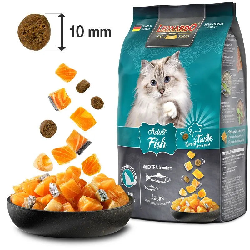 LEONARDO Adult Cat Dry Food with Fish 300g