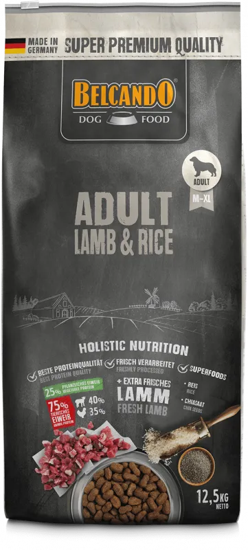 Belcando Adult Lamb & Rice 12.5kg