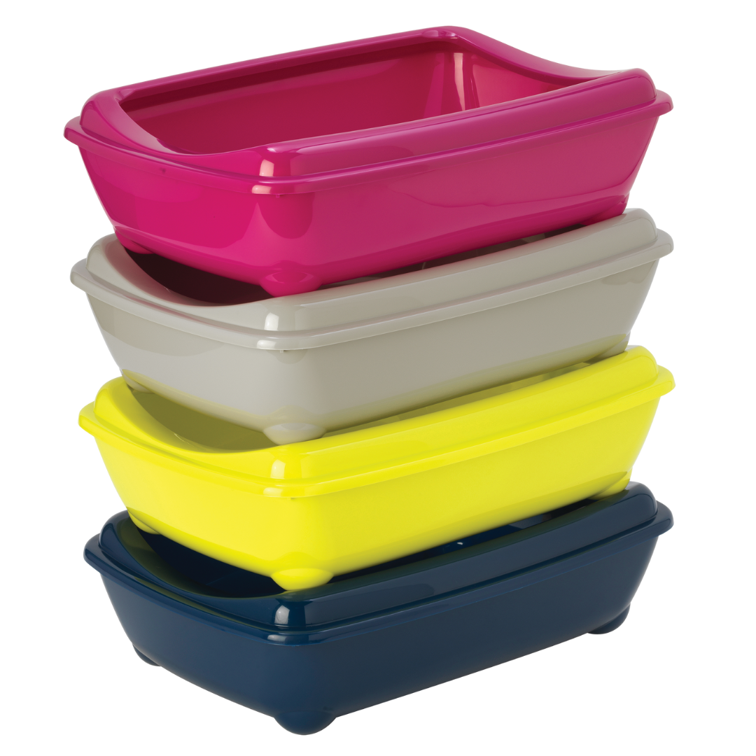 Open Litter Boxes Arist-O-Tray + Rim Medium