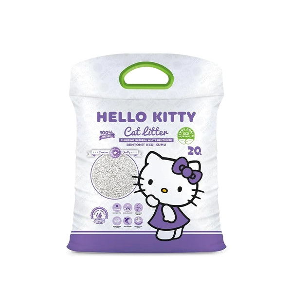 Hello Kitty Lavender Scented Bentonite Cat Litter 20L