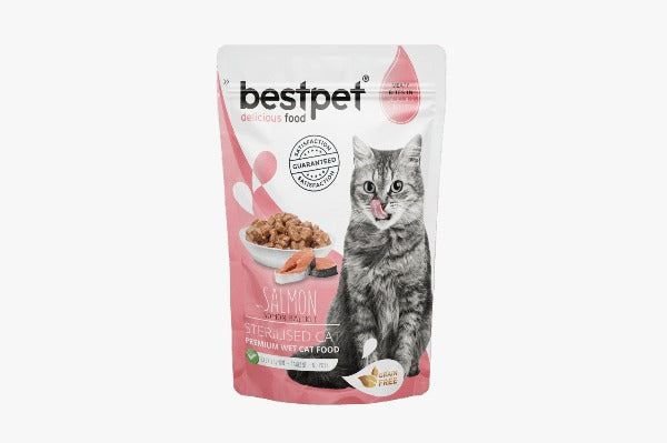 Best pet salmon sterilised 85g