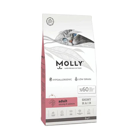 Molly SHINY HAIR Adult Shrimp & Salmon 15kg