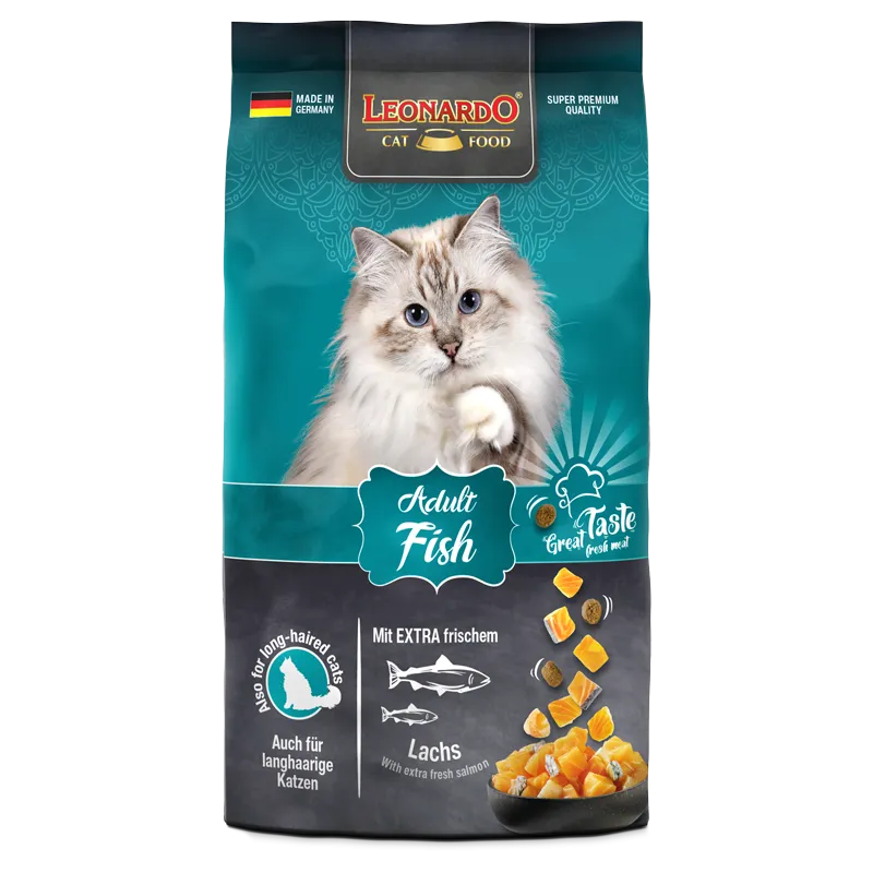 LEONARDO Adult Cat Dry Food with Fish 1.8kg