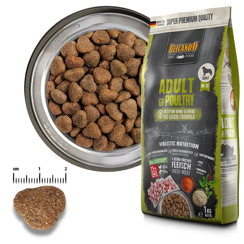 BELCANDO Adult GF Poultry Dry Dog Food 4 kg Order Now BELCANDO Adult GF Poultry Dry Dog Food 4 kg Order Now