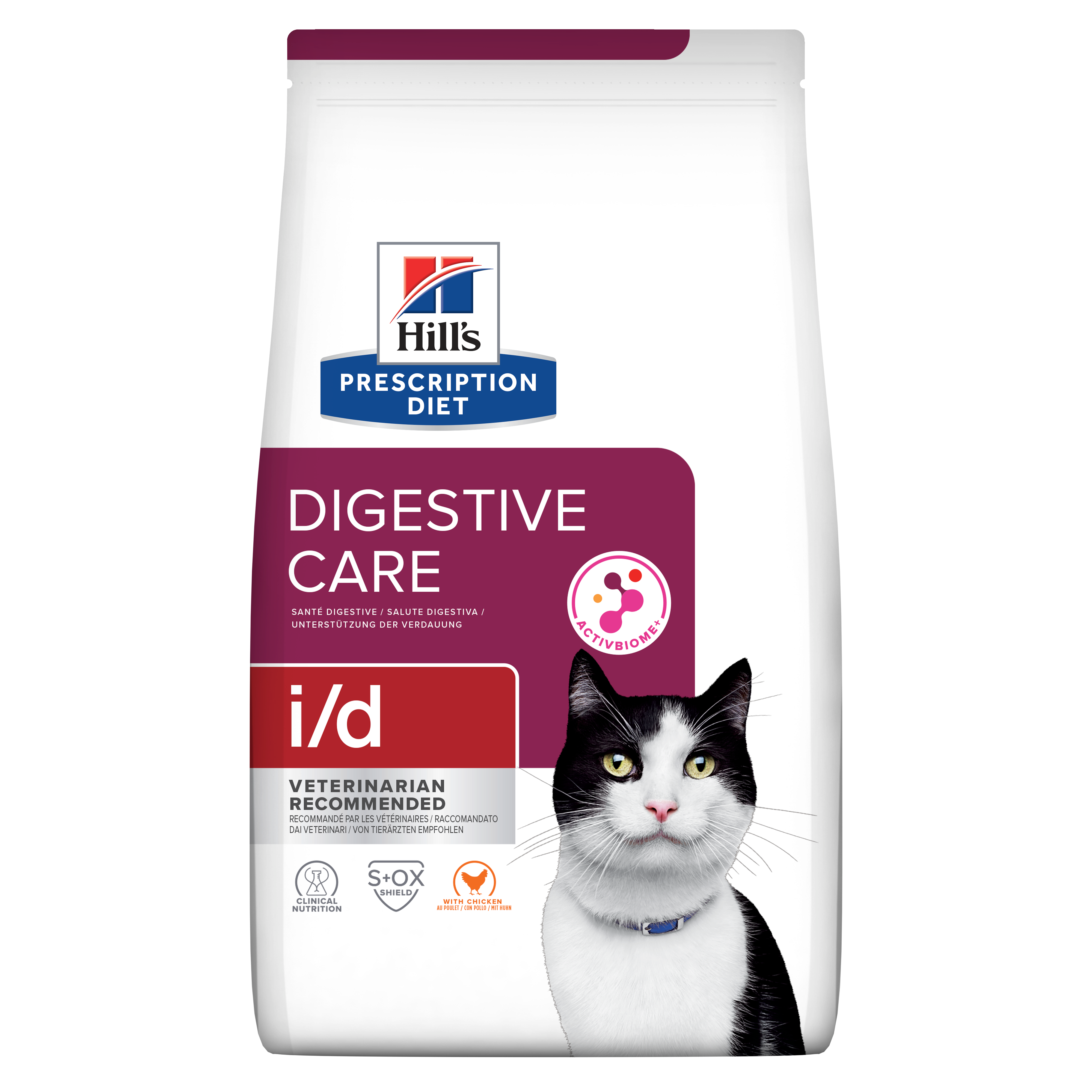 Hill's - Prescription Diet i/d Digestive Care Cat Dry Food Chicken Flavour 3kg