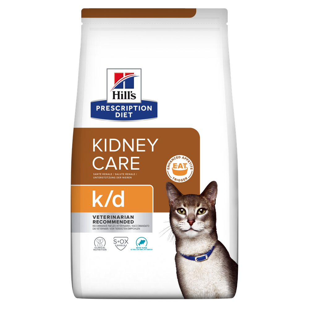 Hill's Veterinary K/D Kidney Care Dry Cat Food with Tuna 1.5kg