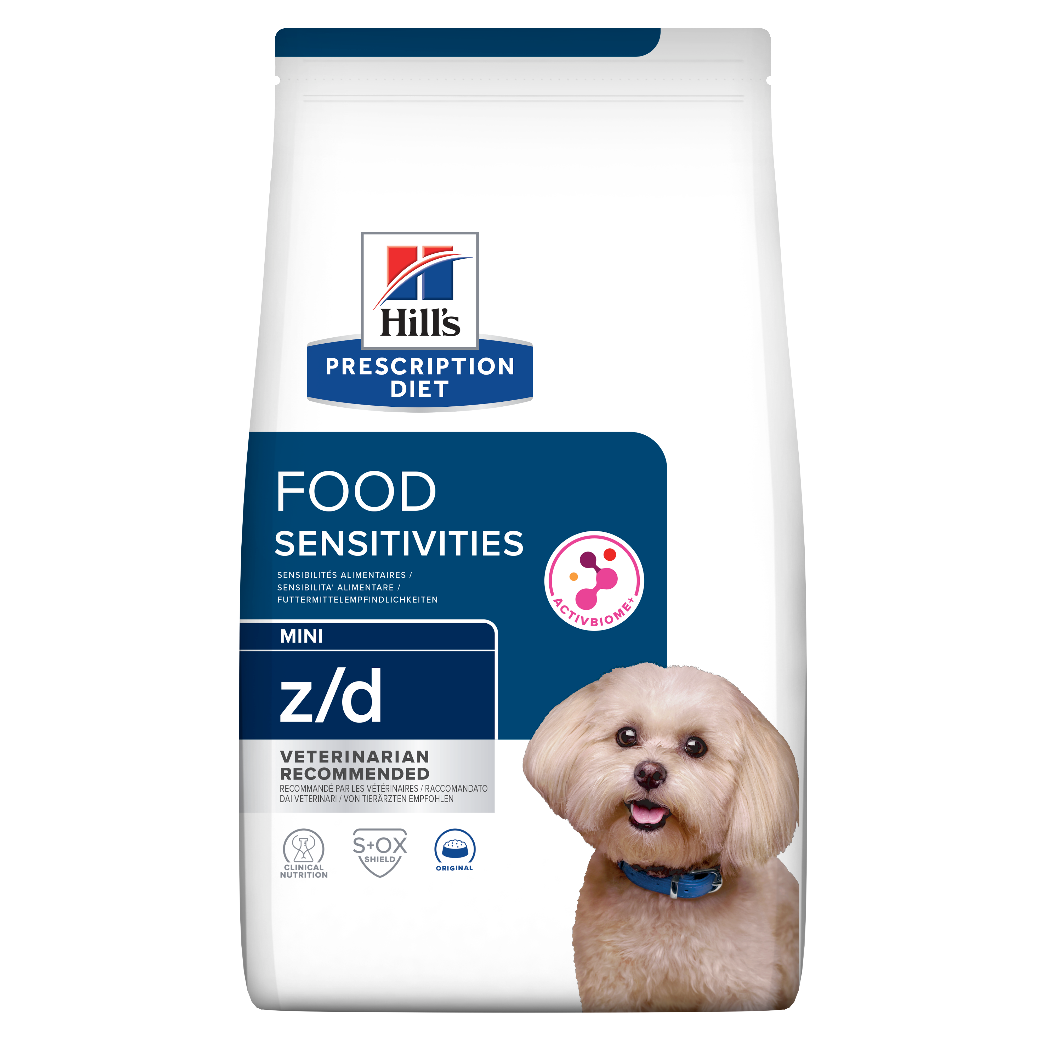 Hill's Prescription Diet z/d Sensitivities Small Bites Dry Dog Food 1kg