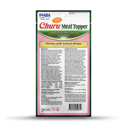 CHURU MEAL TOPPER
Chicken with Salmon Recipe 144g