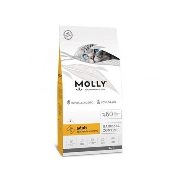 Molly HAIRBALL CONTROL Adult Chicken & Anchovy 15kg