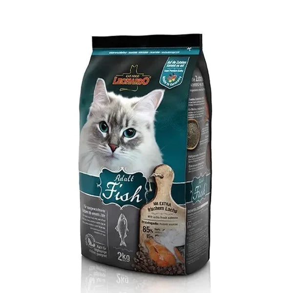 LEONARDO Adult Cat Dry Food with Fish 2kg