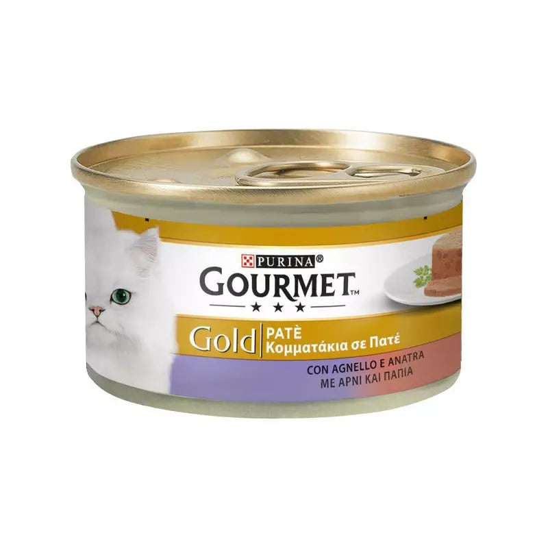 Purina Gourmet Gold Adult Pate with Duck and Lamb 85g