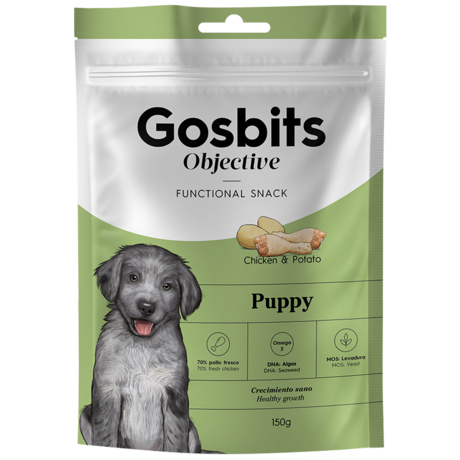 Gosbits Objective Chicken&Potato Puppy Dogs 150g