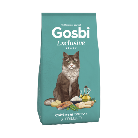 Gosbi Exclusive Chicken&Salmon Sterilized Cats 1.5kg