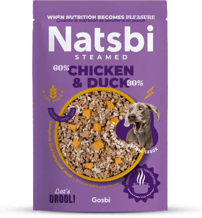 Natsbi Steamed Chicken&Duck Dogs 200g