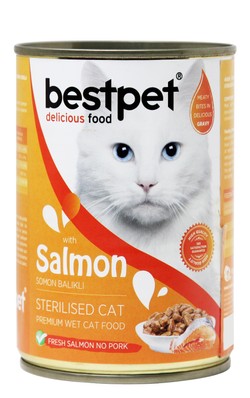 bestpet Salmon Sterilised Cat 400g