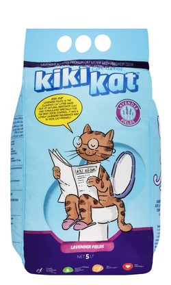 KikiKat Cat Litter Lavender 5L