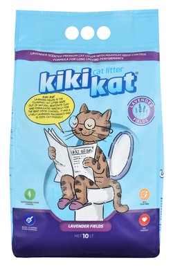 KikiKat Cat Litter Lavender 10L