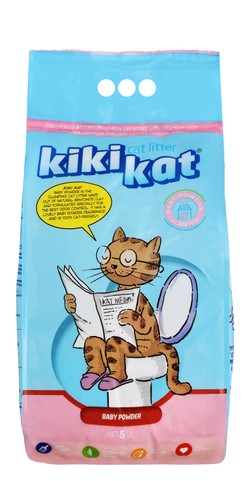 KikiKat Cat Litter Baby Pawder 5L