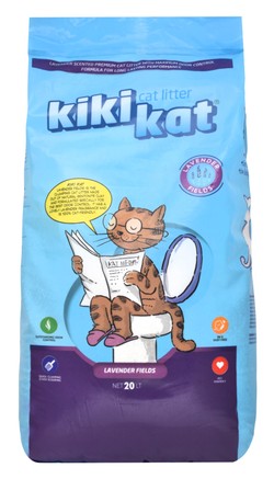 KikiKat Cat Litter Lavender 20L