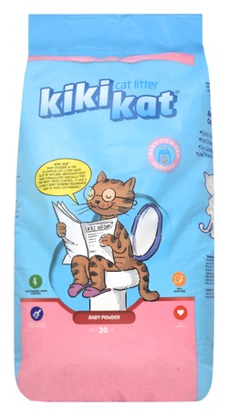 KikiKat Cat Litter Baby Pawder 20L