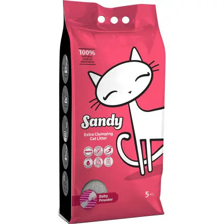 Sandy Extra Clumping Cat Litter Baby Pawder 5kg